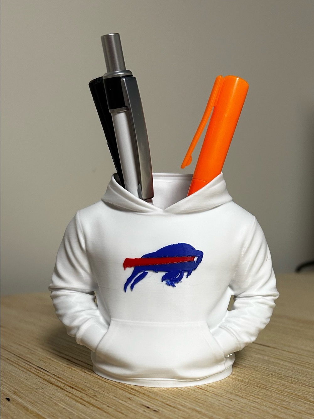 White Buffalo 🦬 Bills Hoodie Pen Holder